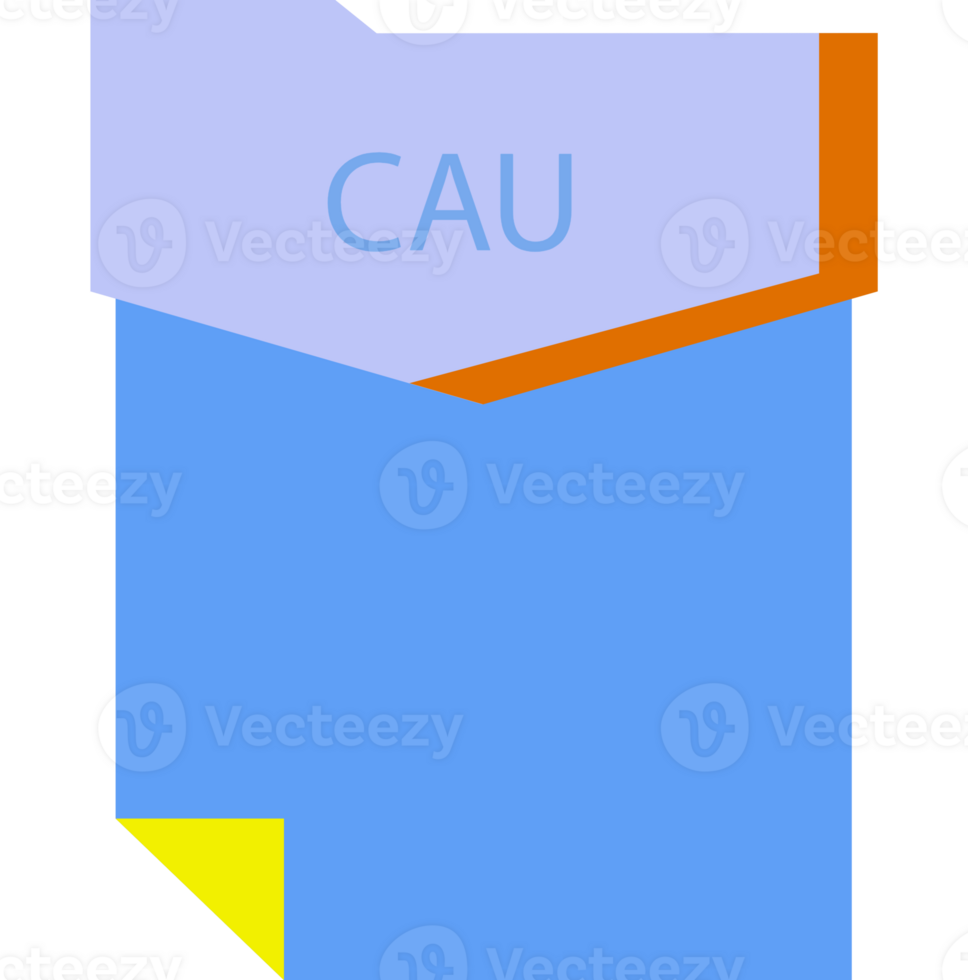 Cau File Format Minimal Icon png