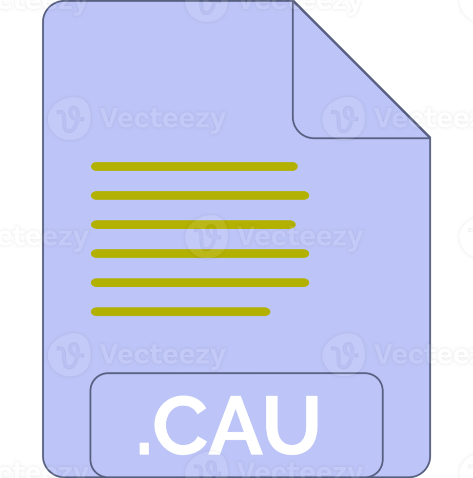Cau File Icon Minimal png