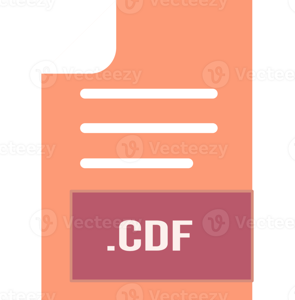 Cdf File Format Icon Outline And Fill png