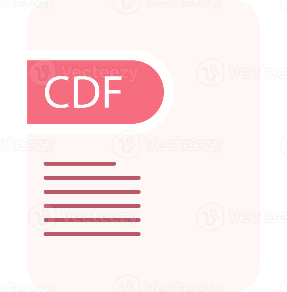 Cdf File Icon Deep And Minimal png