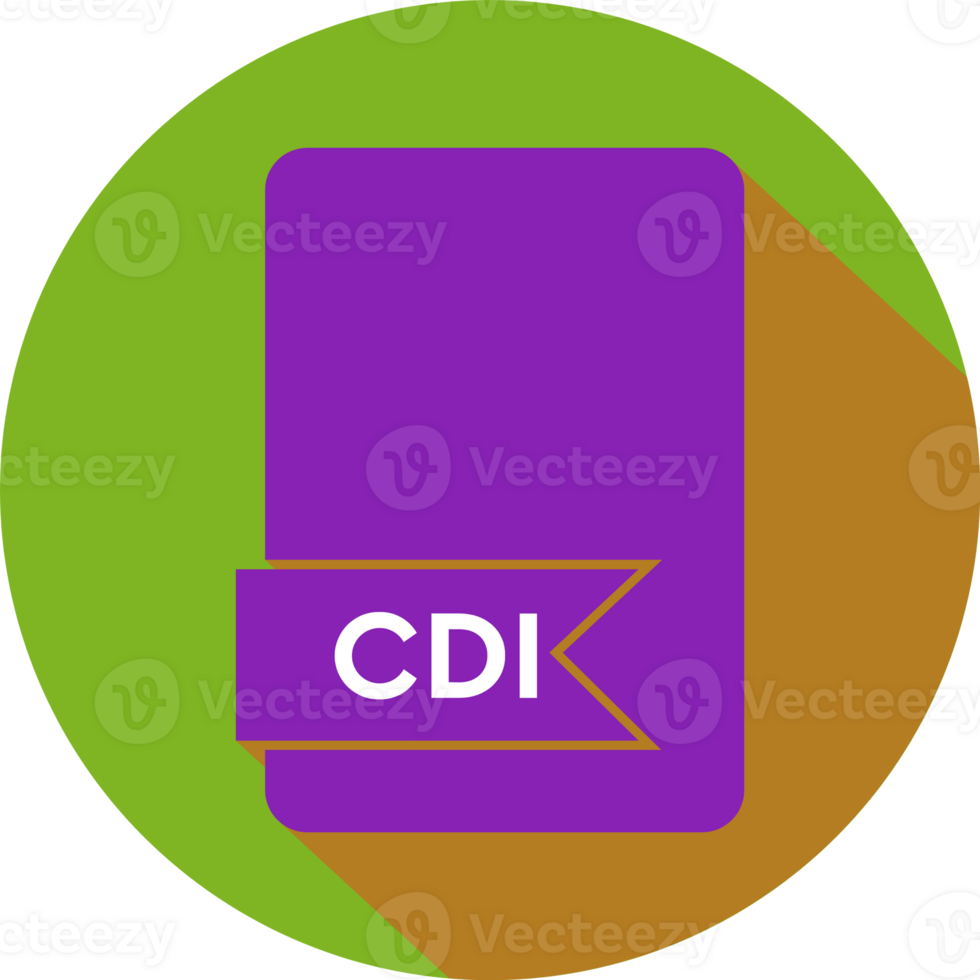 Cdi File Format Icon Maroon Flush Fill Circular Shape png