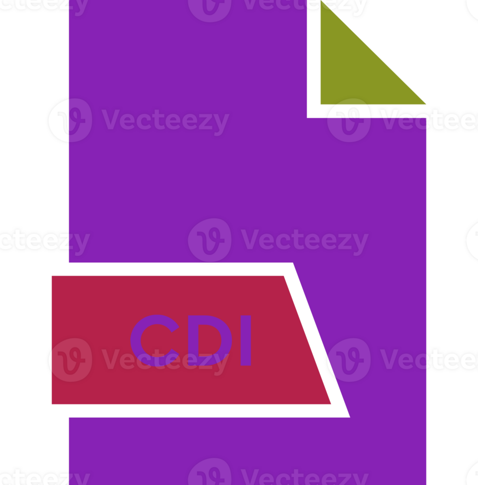 Cdi File Format Icon Shape png