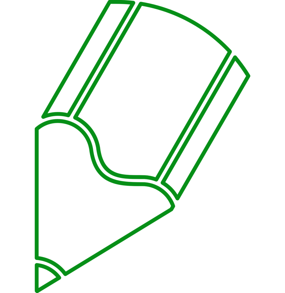 Corel Draw Pencil Icon Outline png