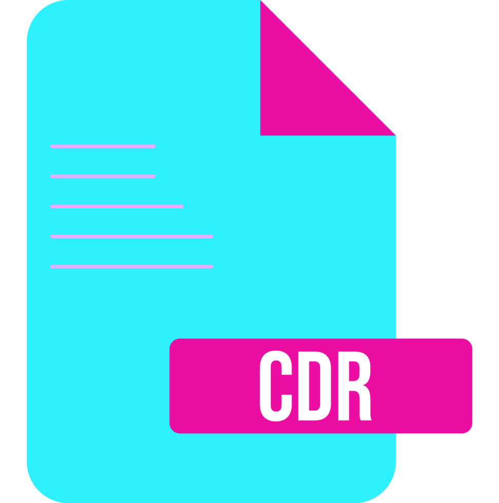 Cdr File Extension Icon png