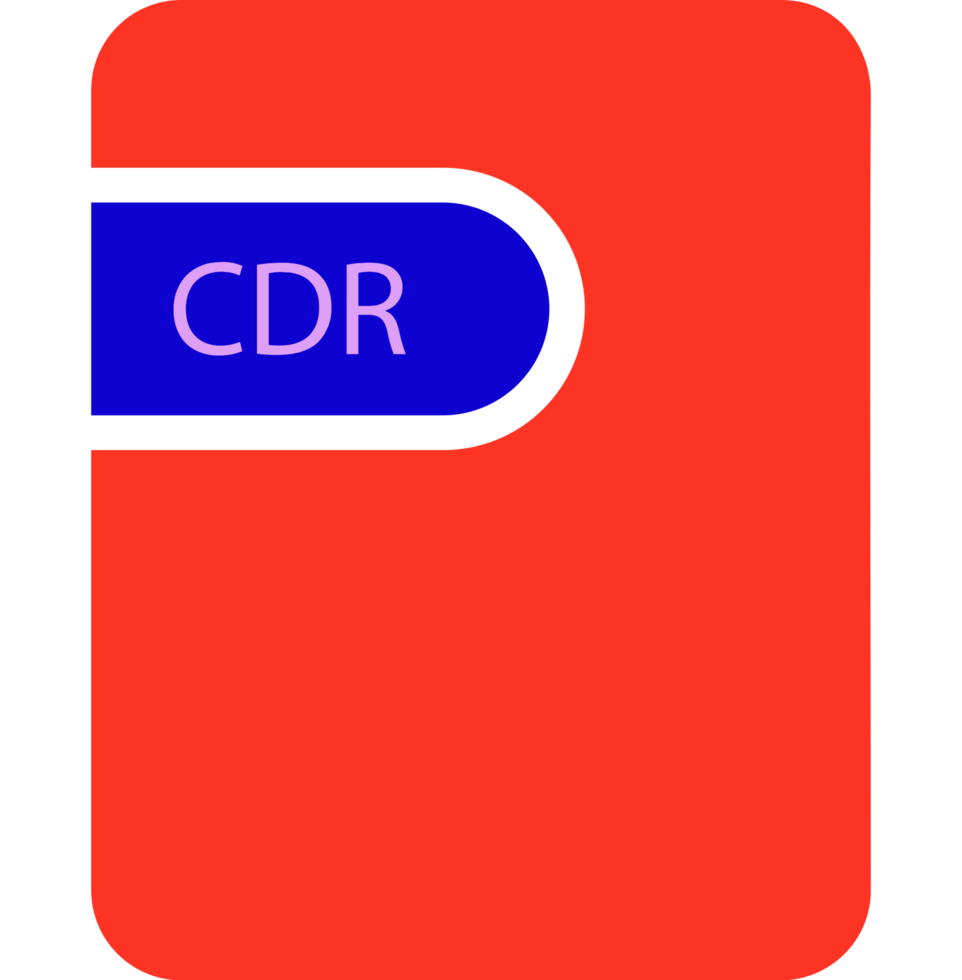 Cdr File Icon Black Fill And Empty For Symbol png