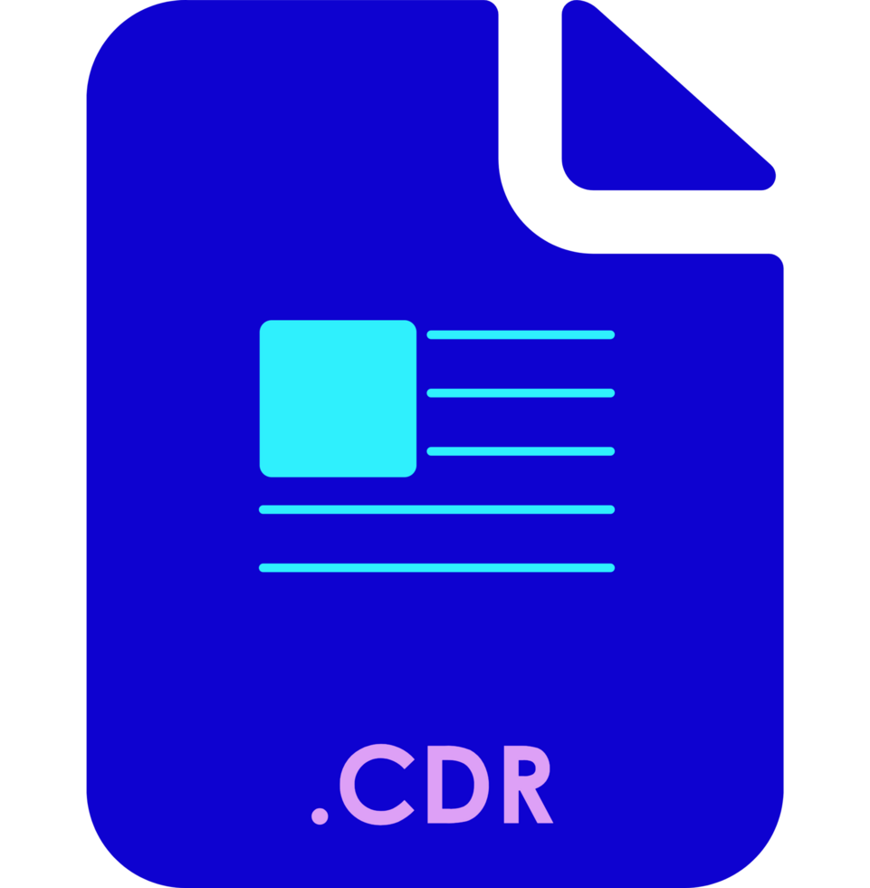 Cdr Inside Fill Icon With Minimal Lines And Rectangle png