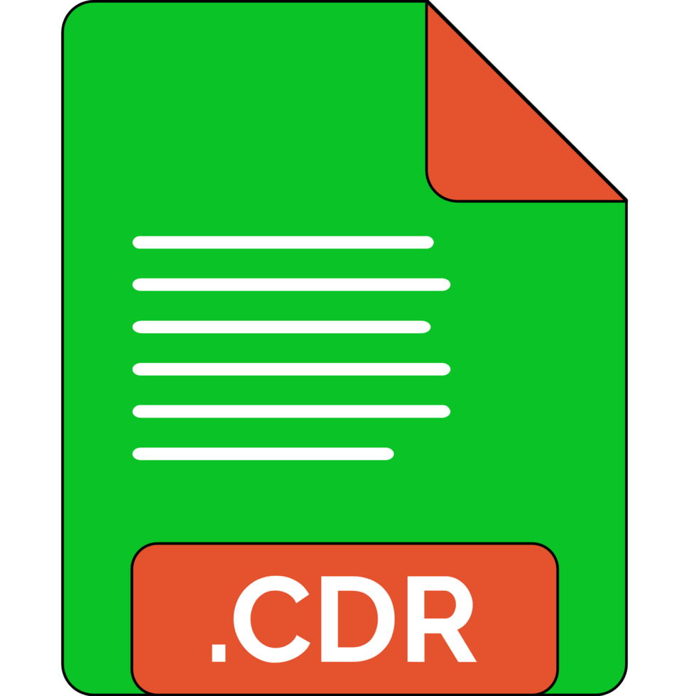 Cdr File Icon Cinnabar And Malachite Fill png