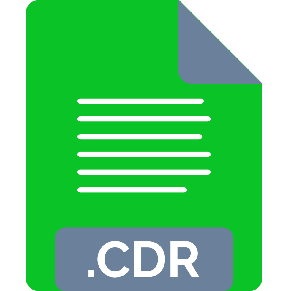 Cdr File Icon Minimal png