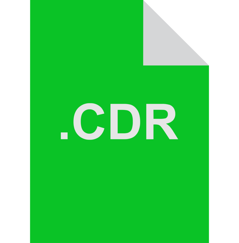 Cdr File Icon Fill Crisp Corners V1 png