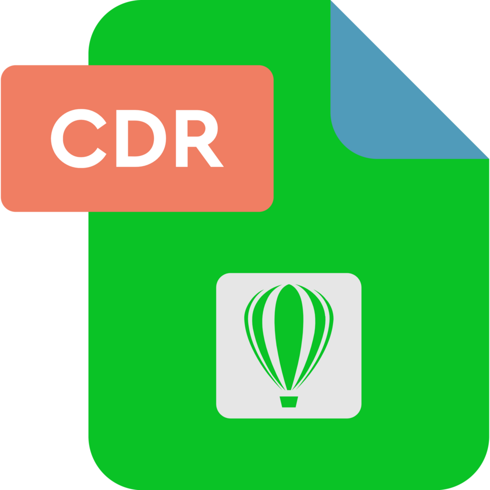 Cdr File Format Icon Rounded Shapes png
