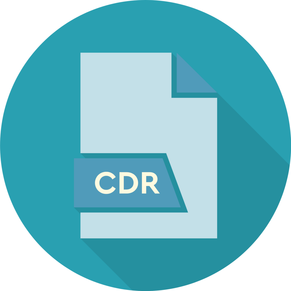 Cdr File Format Icon Space In Shapes And Circular Shape Outside png