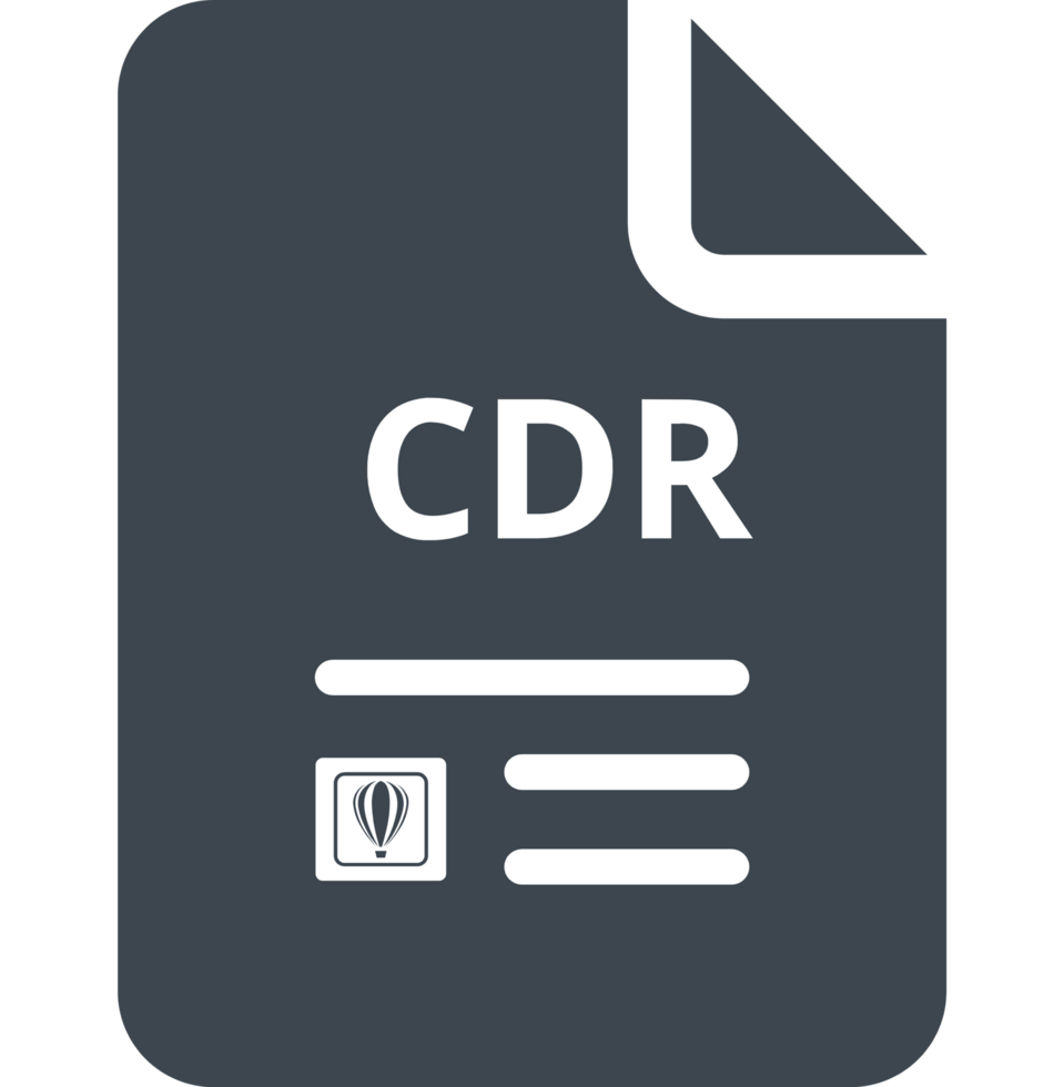 Cdr File Transparent Icon png