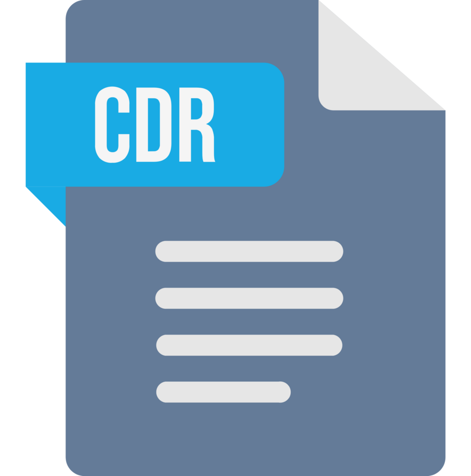 Cdr Icon Curious Blue And Rose Fill Color png