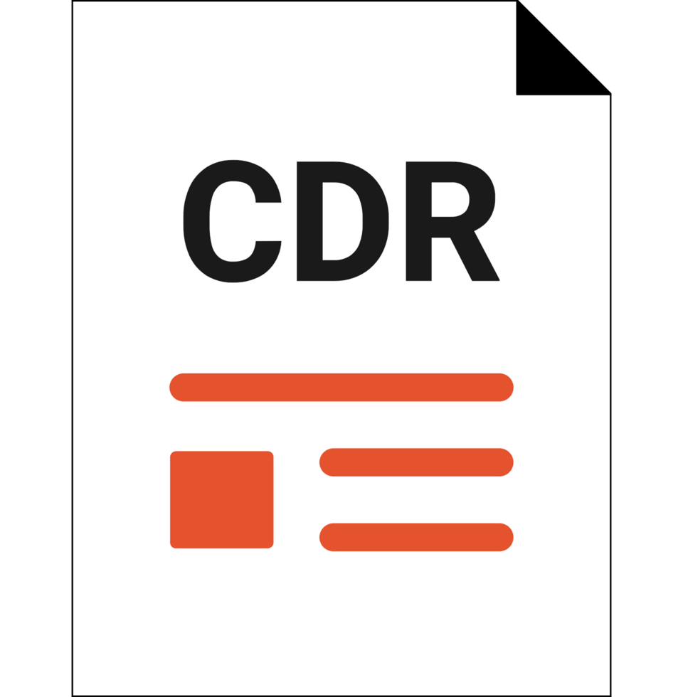 Cdr Icon Curious Blue Color png