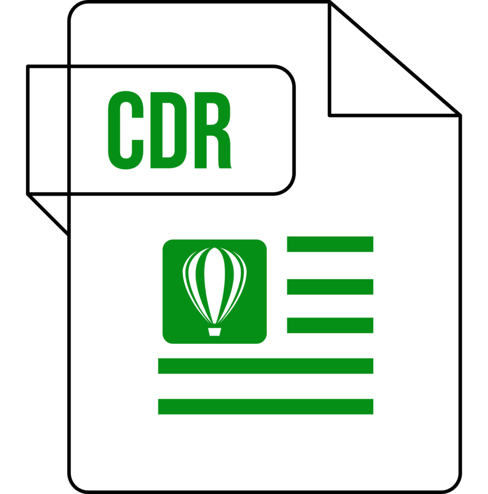 Cdr Icon Japanese Laurel Thick Outline png