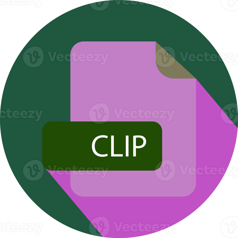 Clip File Extension Icon With Black Shadow Circular Icon png