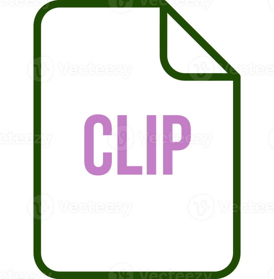 Clip File Icon Fill Rounded Corners Bold Outline png