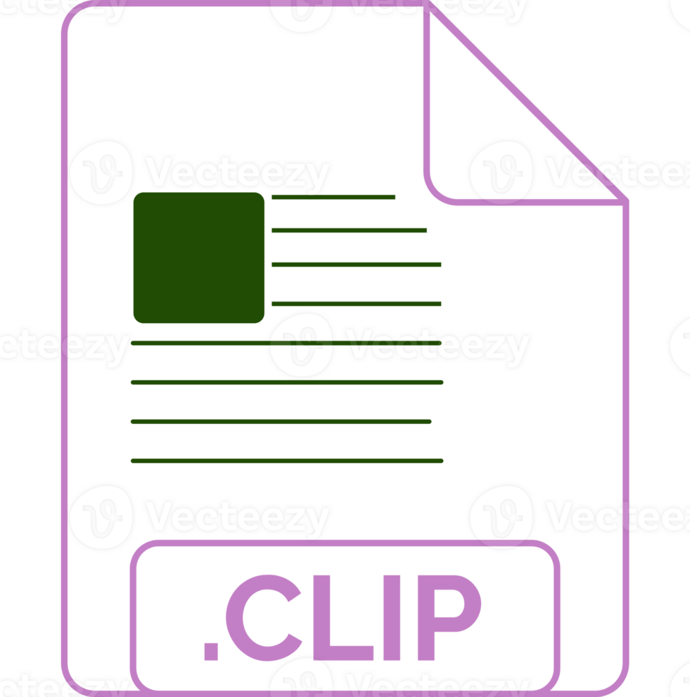 Clip File Icon Little Lines Outline png