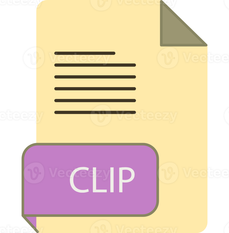 Clip File Icon Thick Black Outline png