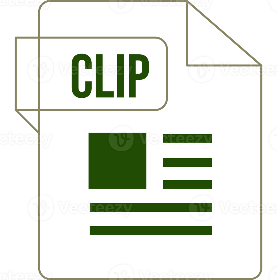 Clip Icon Inside Transparent Outline And Sharp Corners png