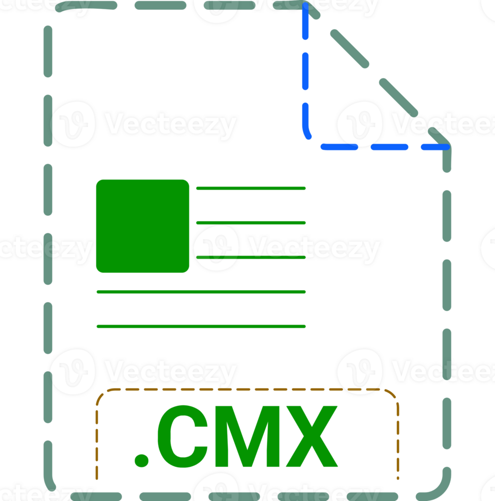Cmx File Icon Minsk Dashed Rounded Outline png