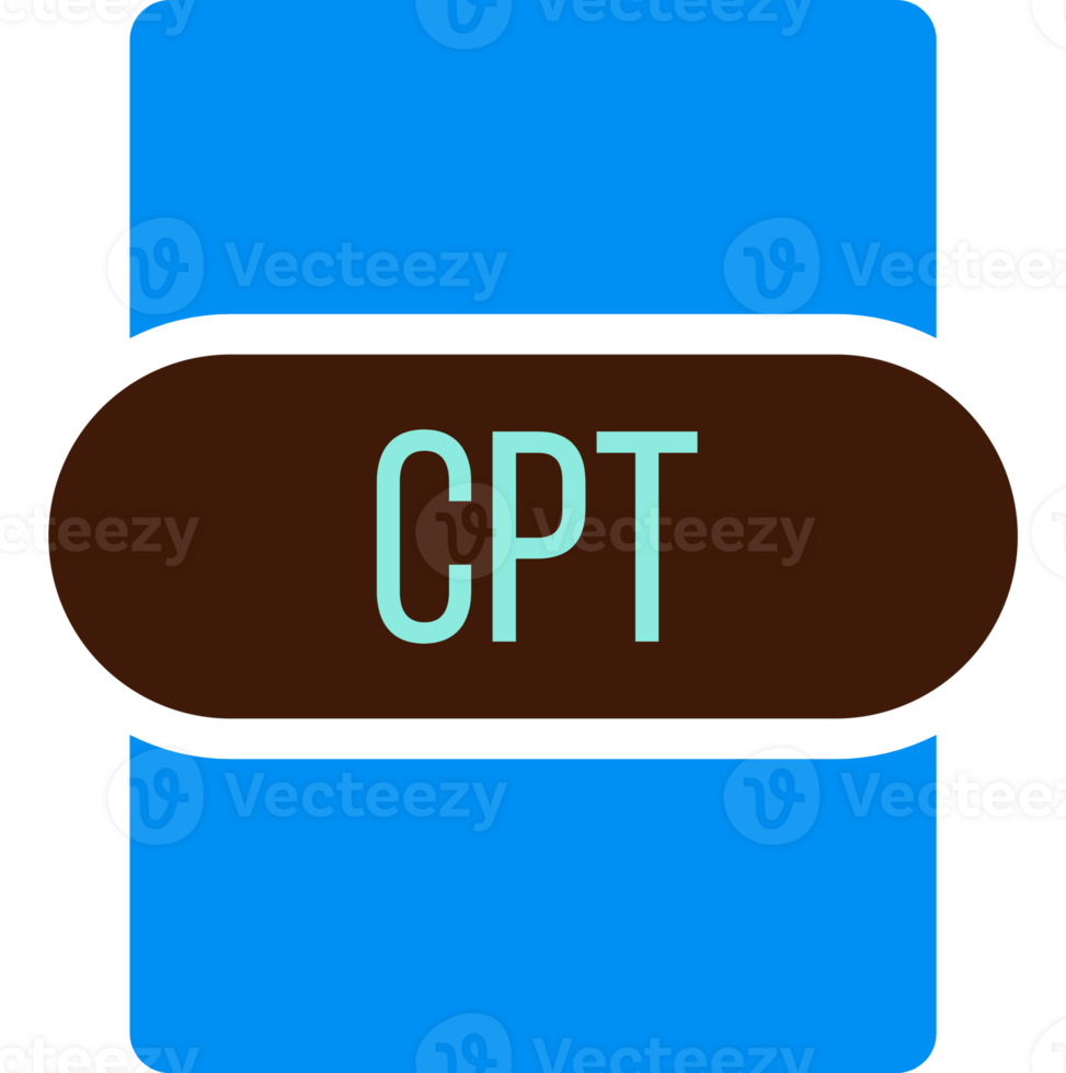 Cpt File Extension Icon Rounded And Color Fill png