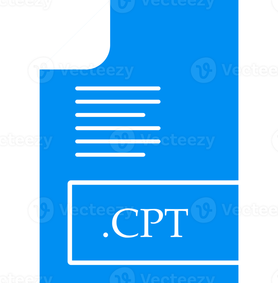 Cpt File Format Icon Fill Insidse With Symbol png
