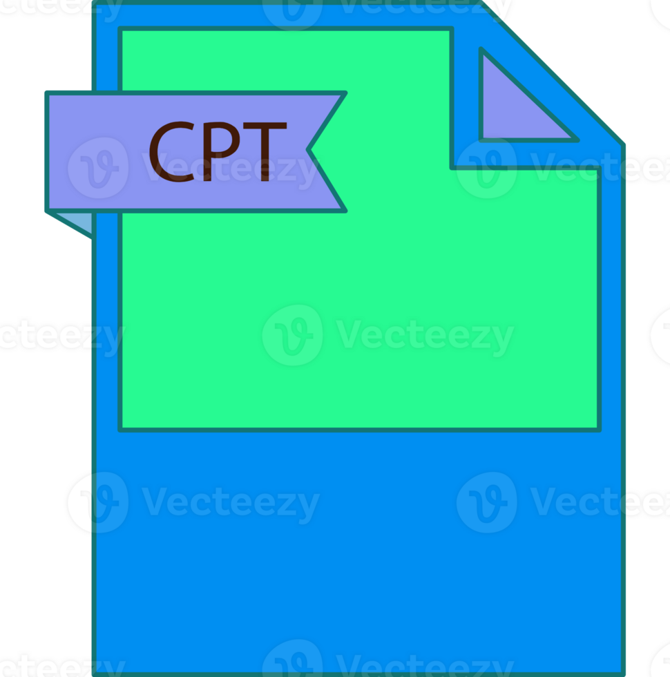 Cpt File Format Icon Minimal png