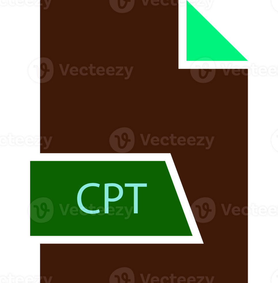 Cpt File Format Icon Shape png