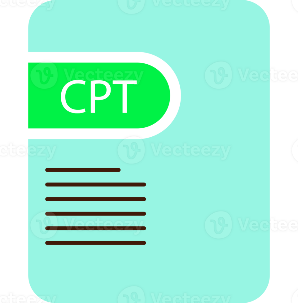 Cpt File Icon Deep And Minimal png