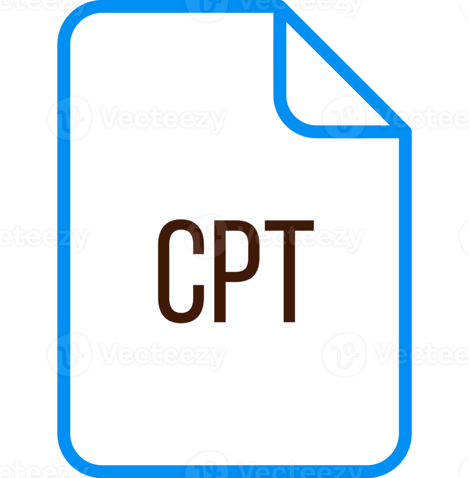 Cpt File Icon Fill Rounded Corners Bold Outline png