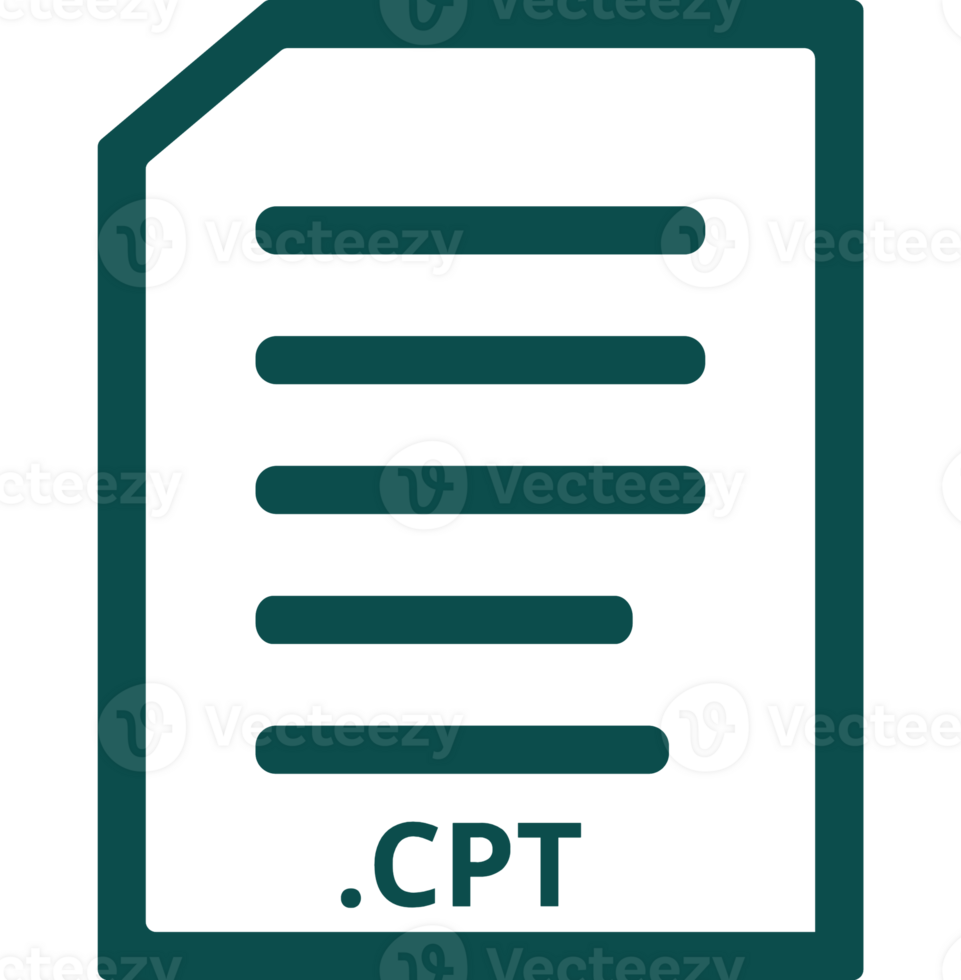 Cpt Line Document Icon png