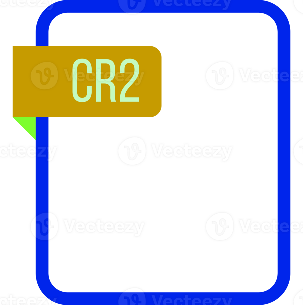 Cr2 File Rectangular Icon png