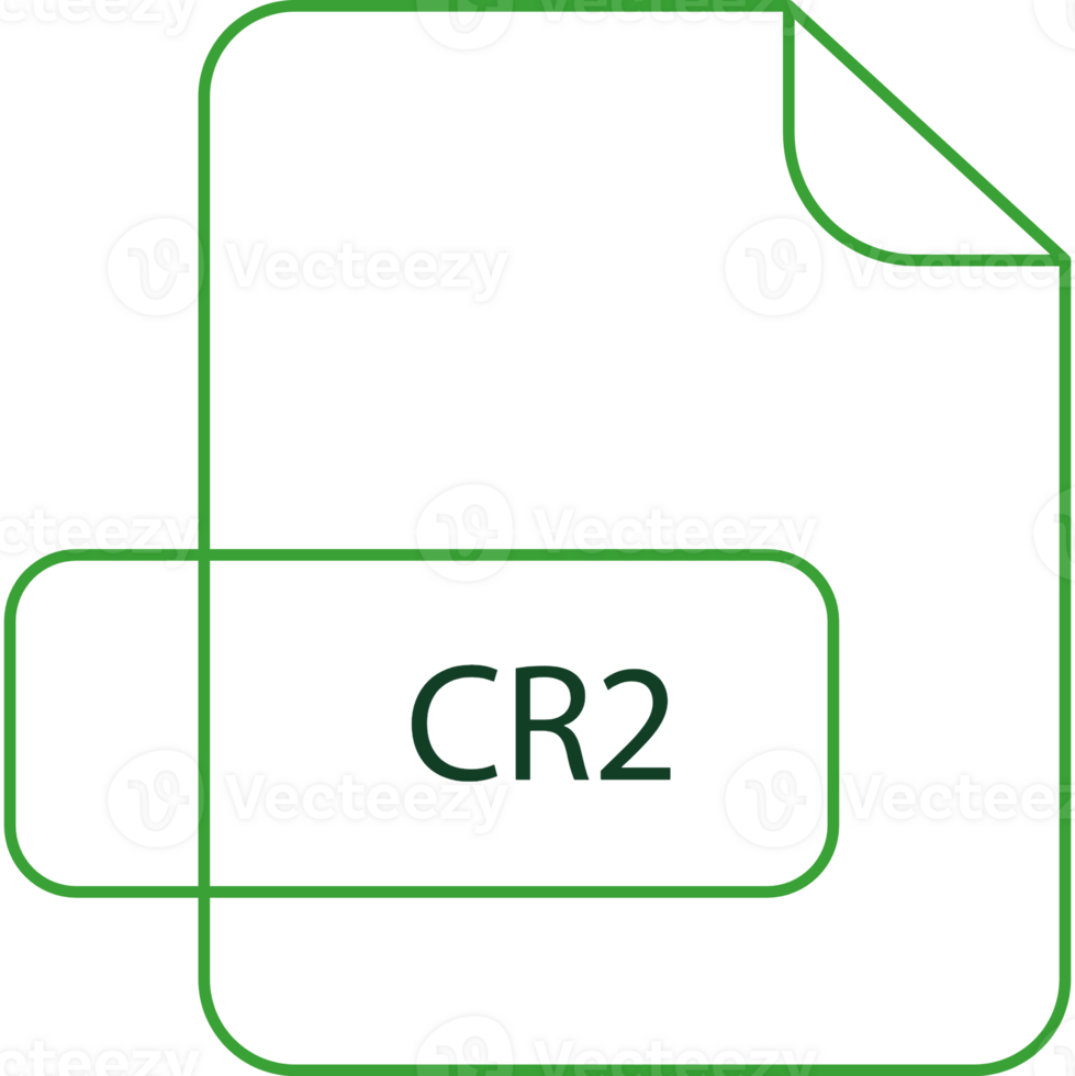 Cr2 File Extension Icon Raw Thicker Outline png