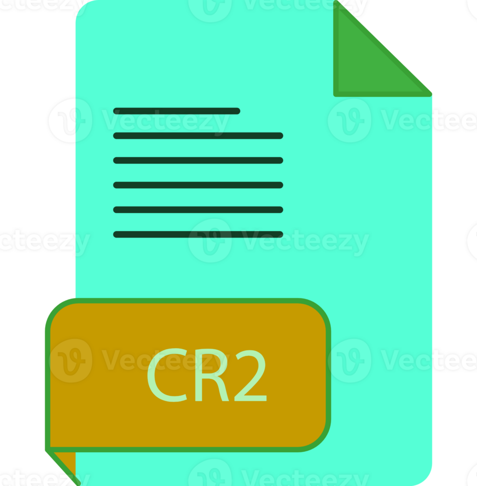 Cr2 File Extension Icon Rounded Lines And Crisp Corners png