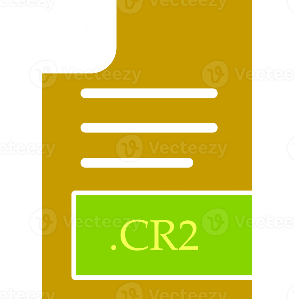 Cr2 File Format Icon Fill Inside png