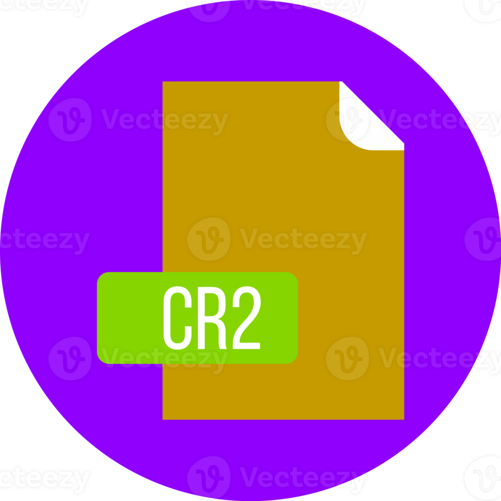 Cr2 File Format Icon Rounded Circle Bg png