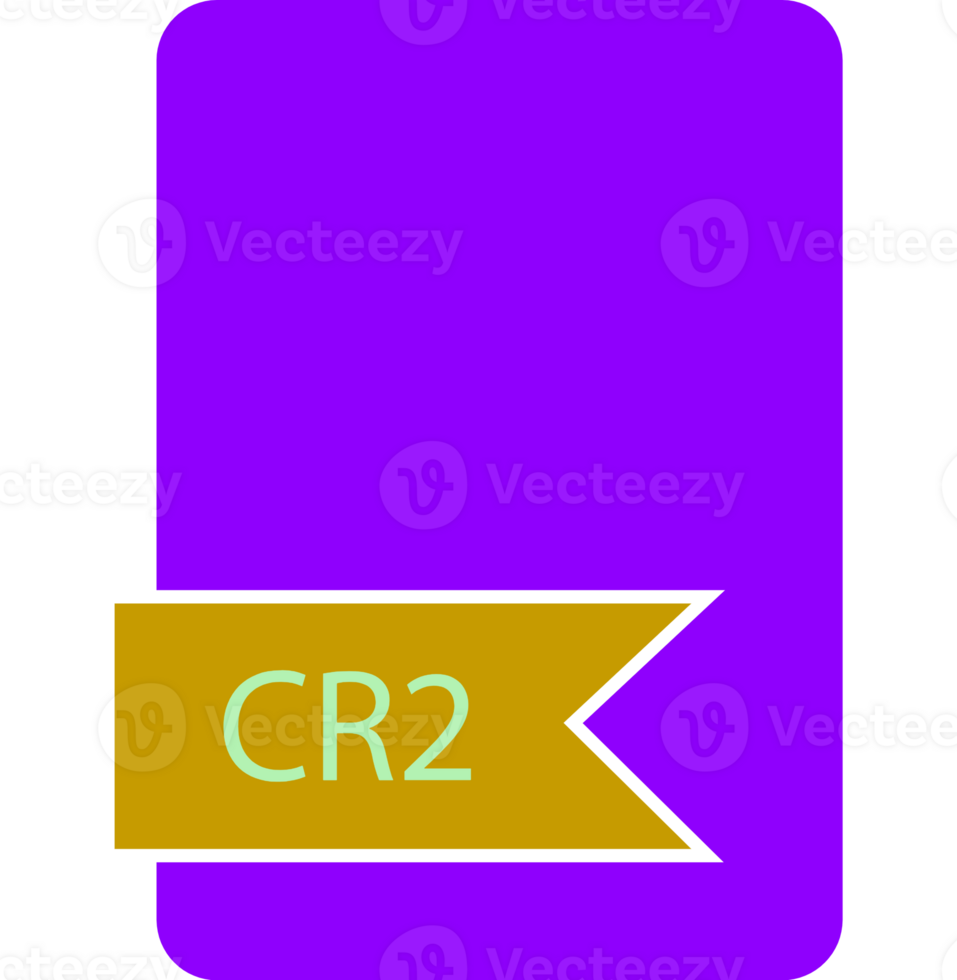 Cr2 File Format Icon Label Contour png