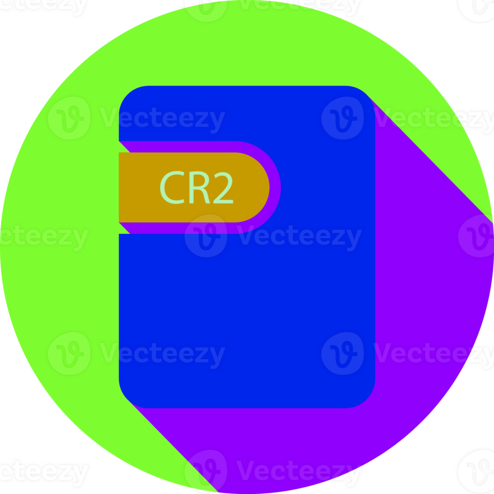 Cr2 File Icon Black Shadow With Rounded Corners In Circular Shape png