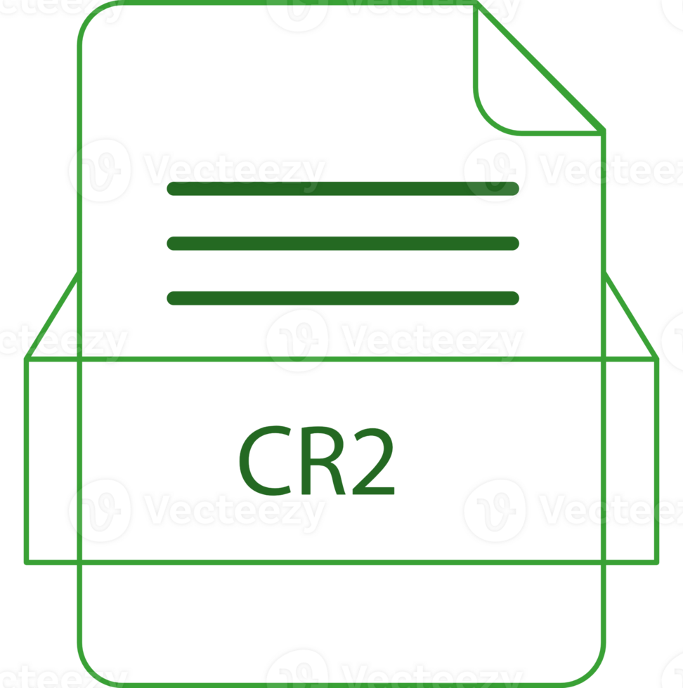 Cr2 File Icon Black Outline png