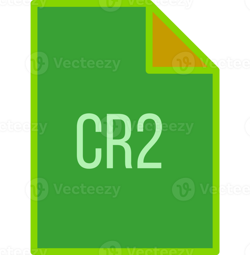 Cr2 File Icon Fill Crisp Corner png