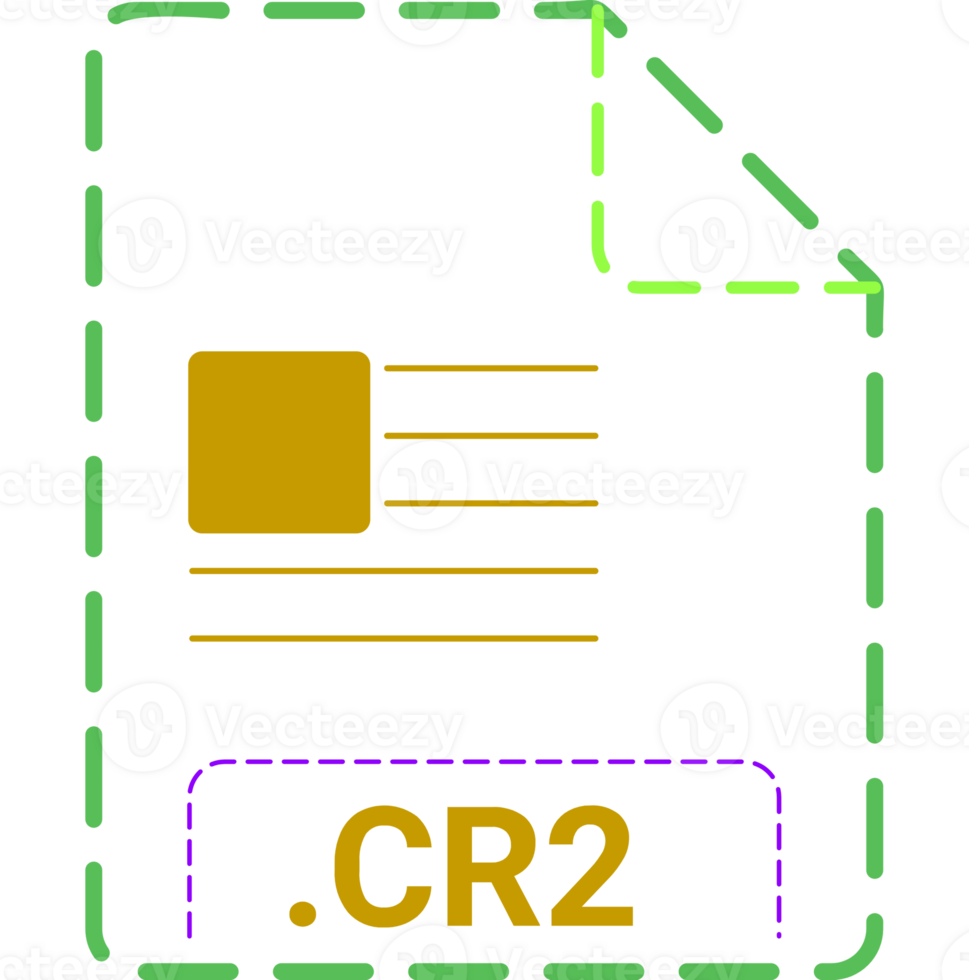 Cr2 File Icon Little Lines Outline png