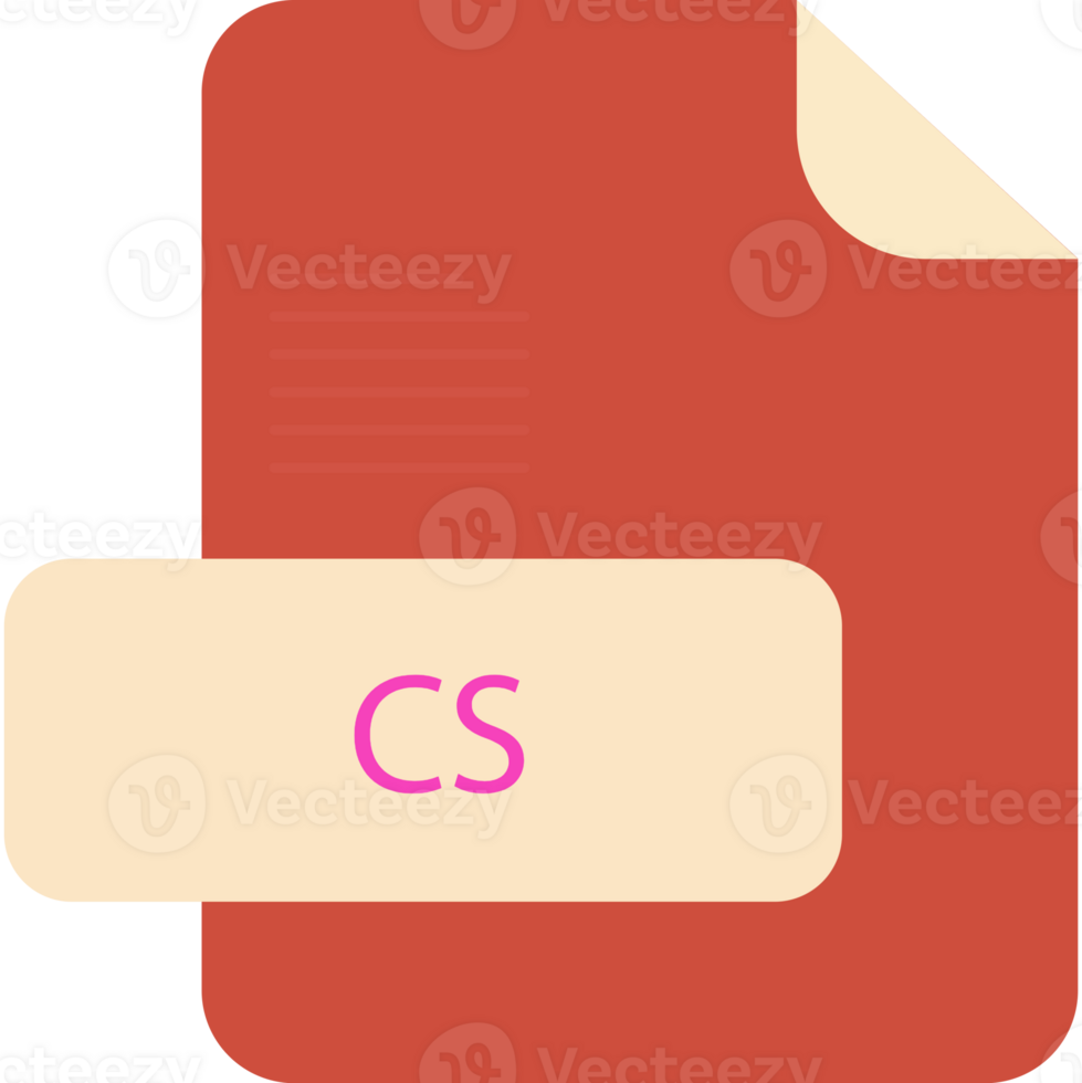 Cs File Extension Rounded Lines And Shape png