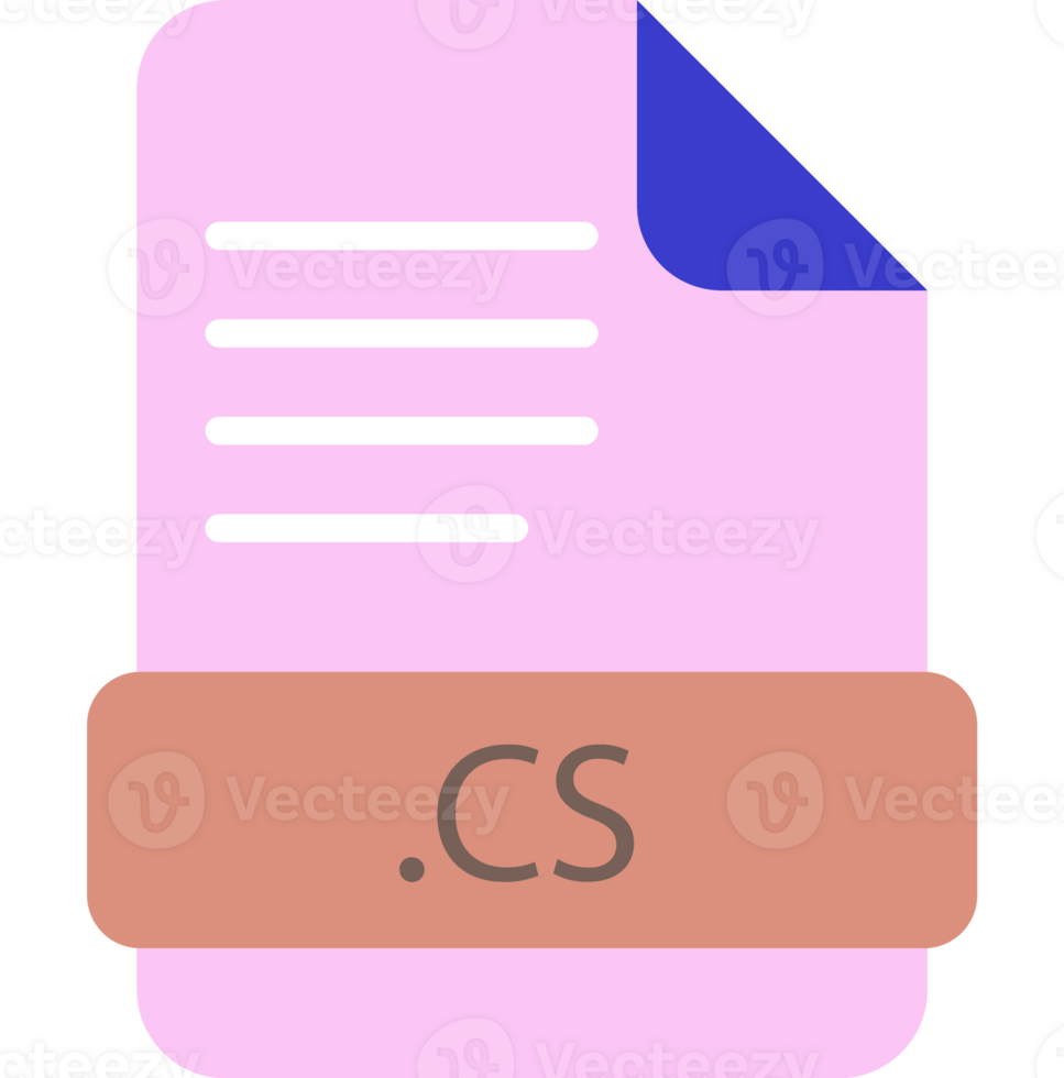 Cs File Extension Icon With Symbol png