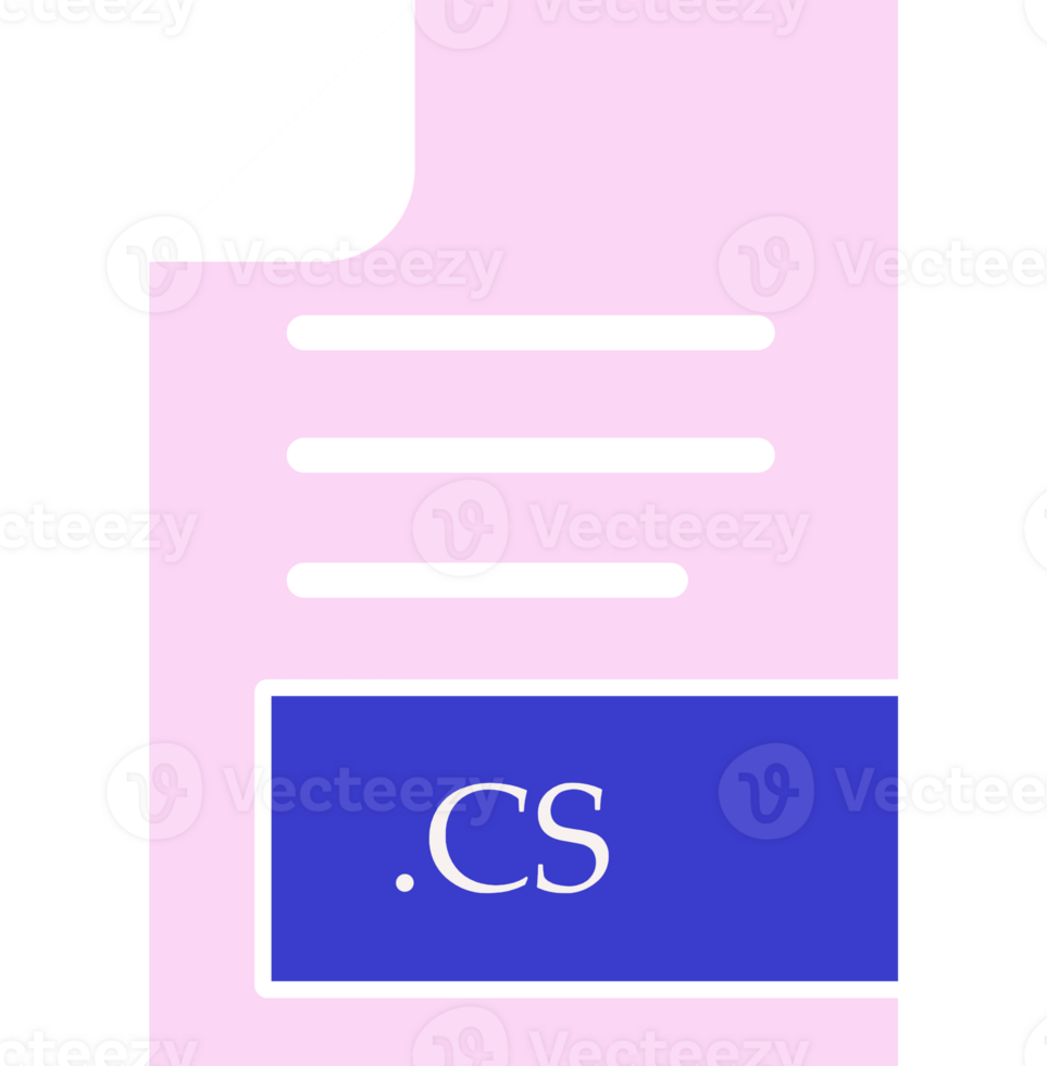Cs File Format Icon Fill Inside png