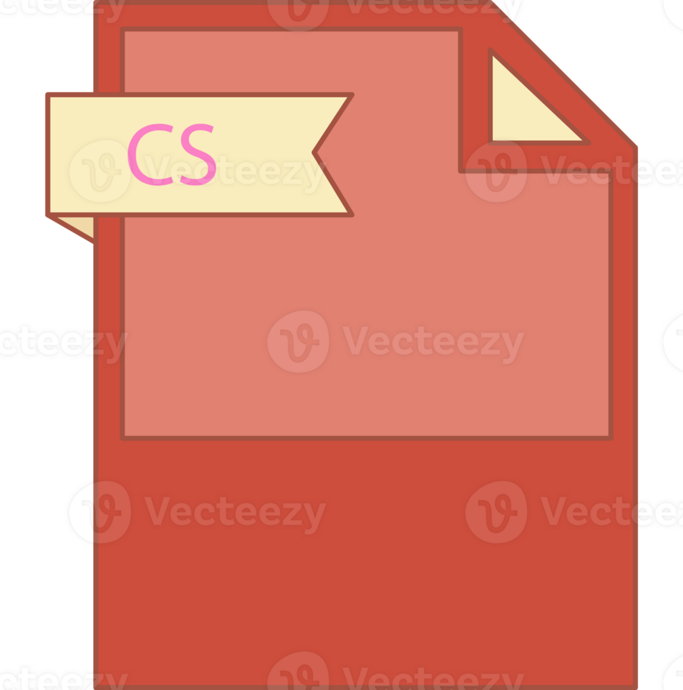 Cs File Format Icon Minimal png