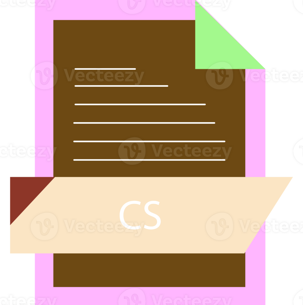 Cs File Format Icon Modern Design png