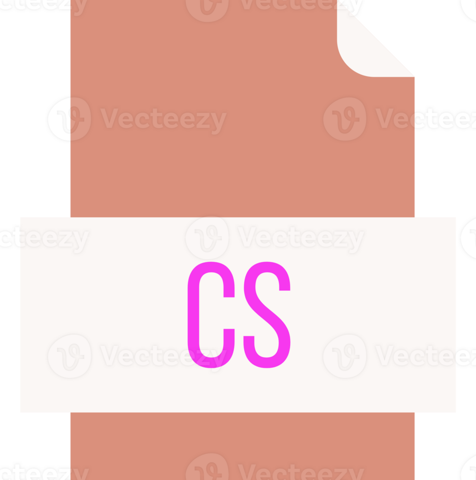 Cs File Icon Fill Crisp Corners png