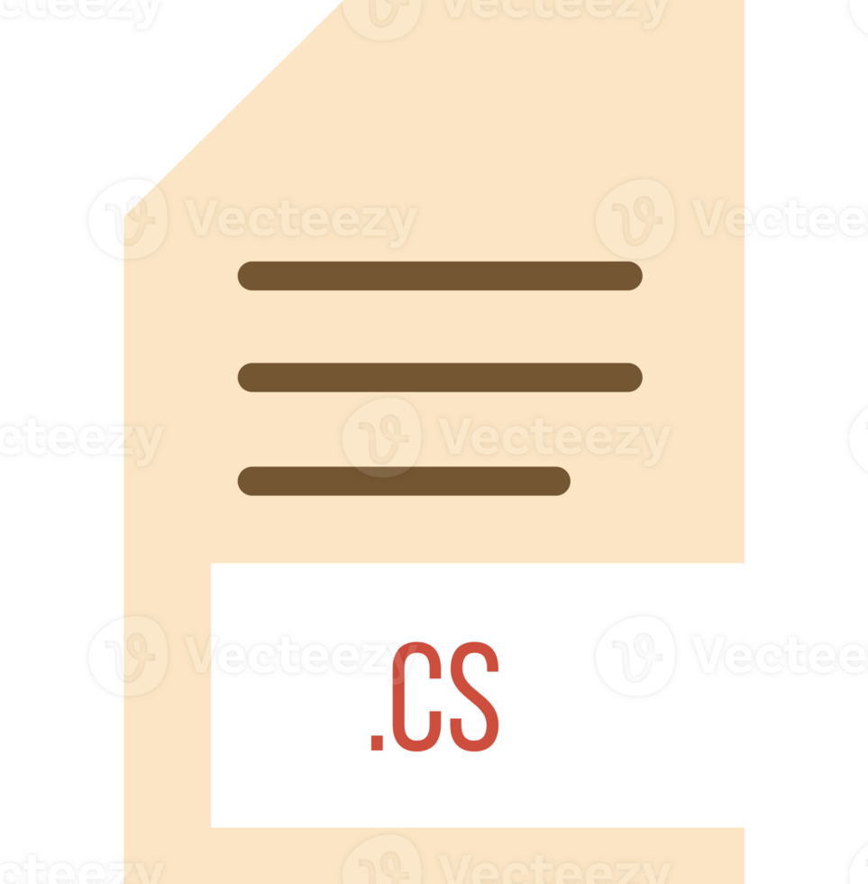 Cs File Icon Minimal Fill png