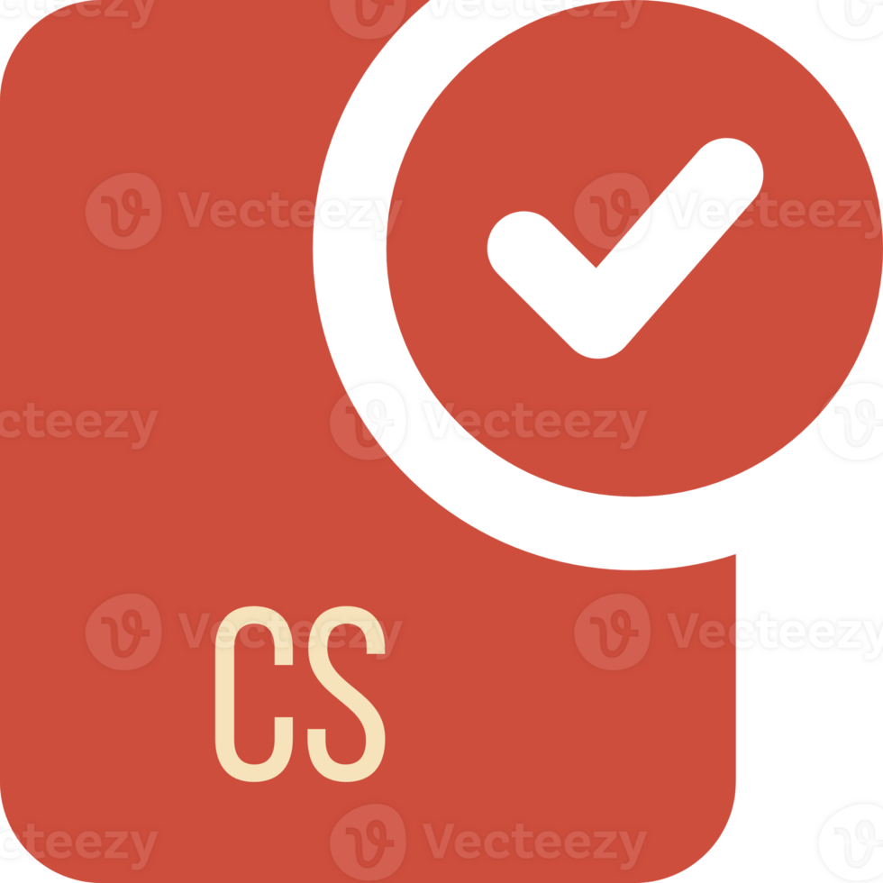 Cs Ip File Icon With Black Checked Mark png